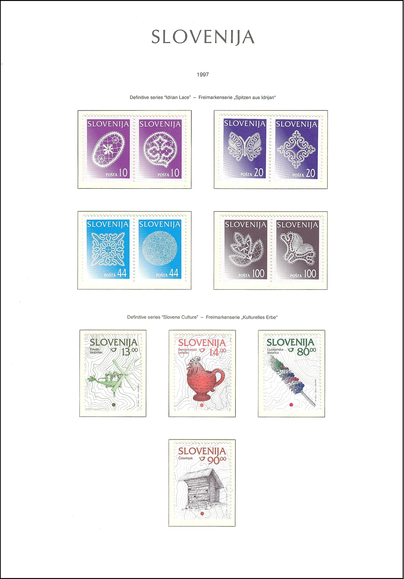 SLOVENIJA 1997 - 1998